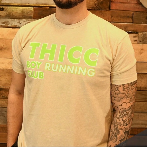 Tango Charlie Apparel Shirts Tango Charlie Apparel Thicc Boy Running Club Tee Size Xl Poshmark
